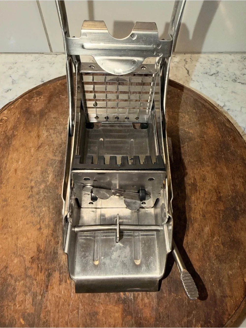 Stainless Steel Handheld Potato Ricer / Press - Silver